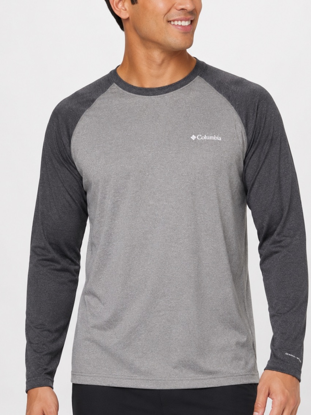 Columbia Omni-Wick‎ Long Sleeve Raglan Shirt men’s size XXL Gray Black NWOT